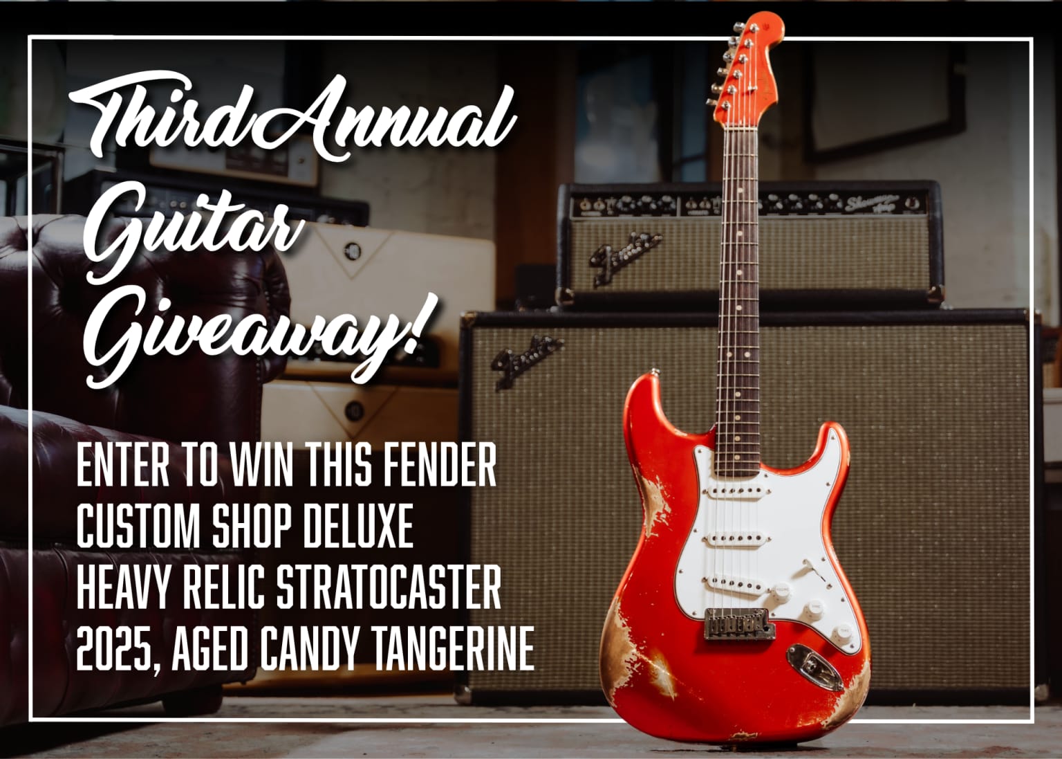 Win a Fender Custom Shop Guitar!